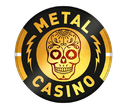 Metal casino logo